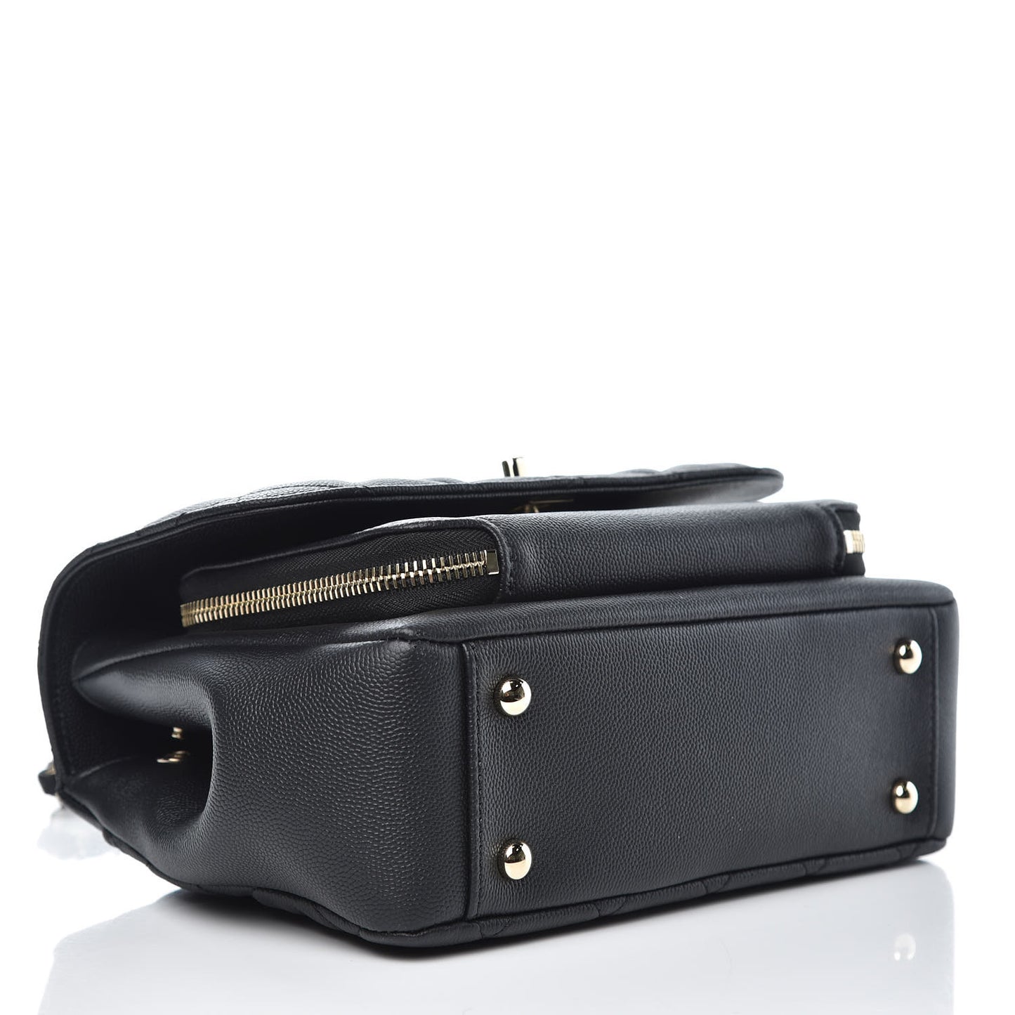 Caviar Quilted Medium Business Affinity Flap Black