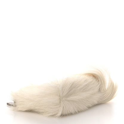 Givenchy Faux Fur XS Lock Antigona Shoulder Bag White 4 of 12