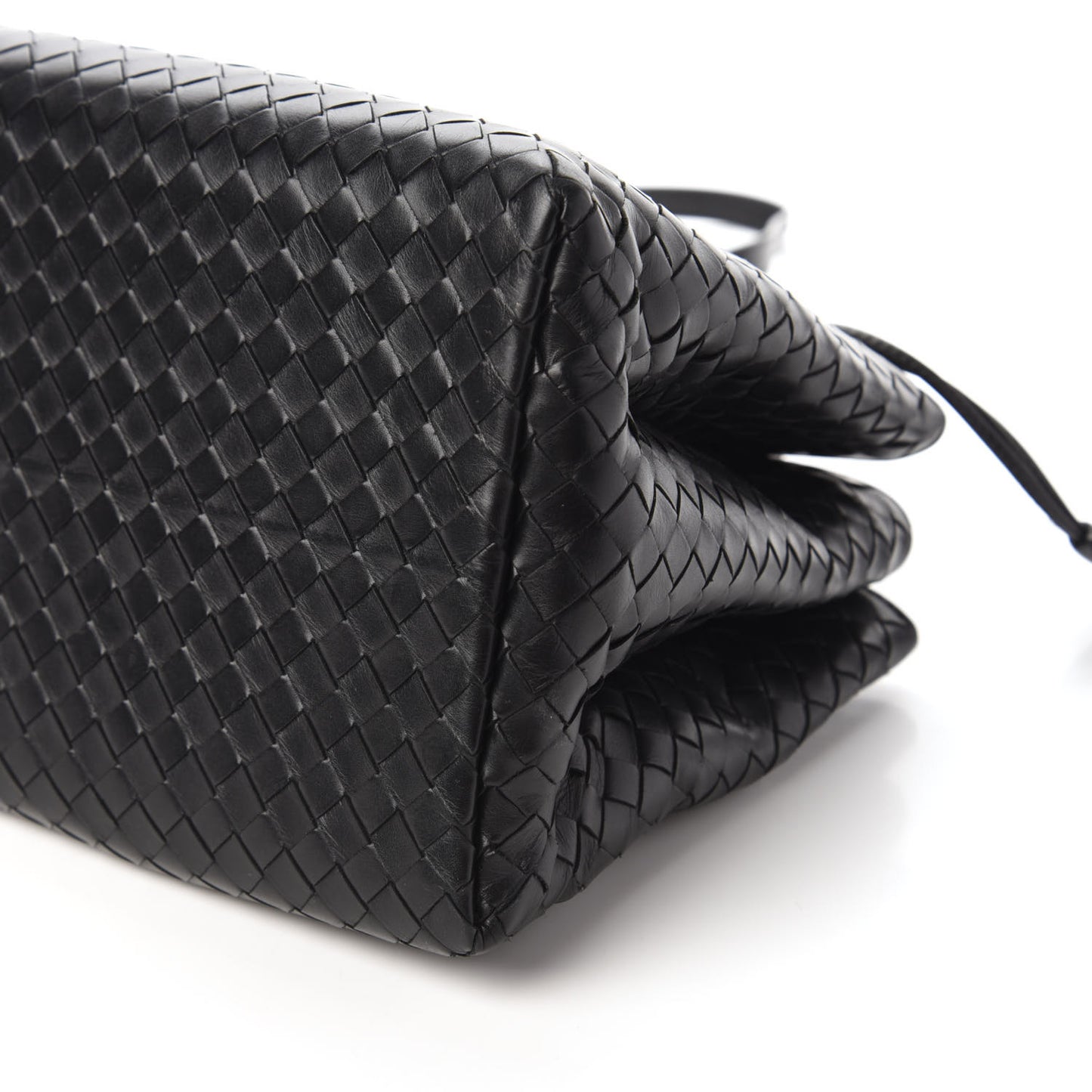 Light Calf Intrecciato Small Roma Black