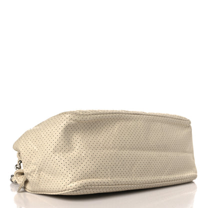 Chanel Calfskin Perforated 50's Satchel Beige 4 of 9