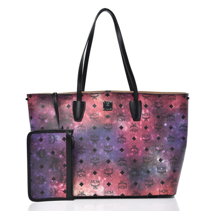 MCM Galaxy Visetos Medium Shopper Tote Multicolor 3 of 8