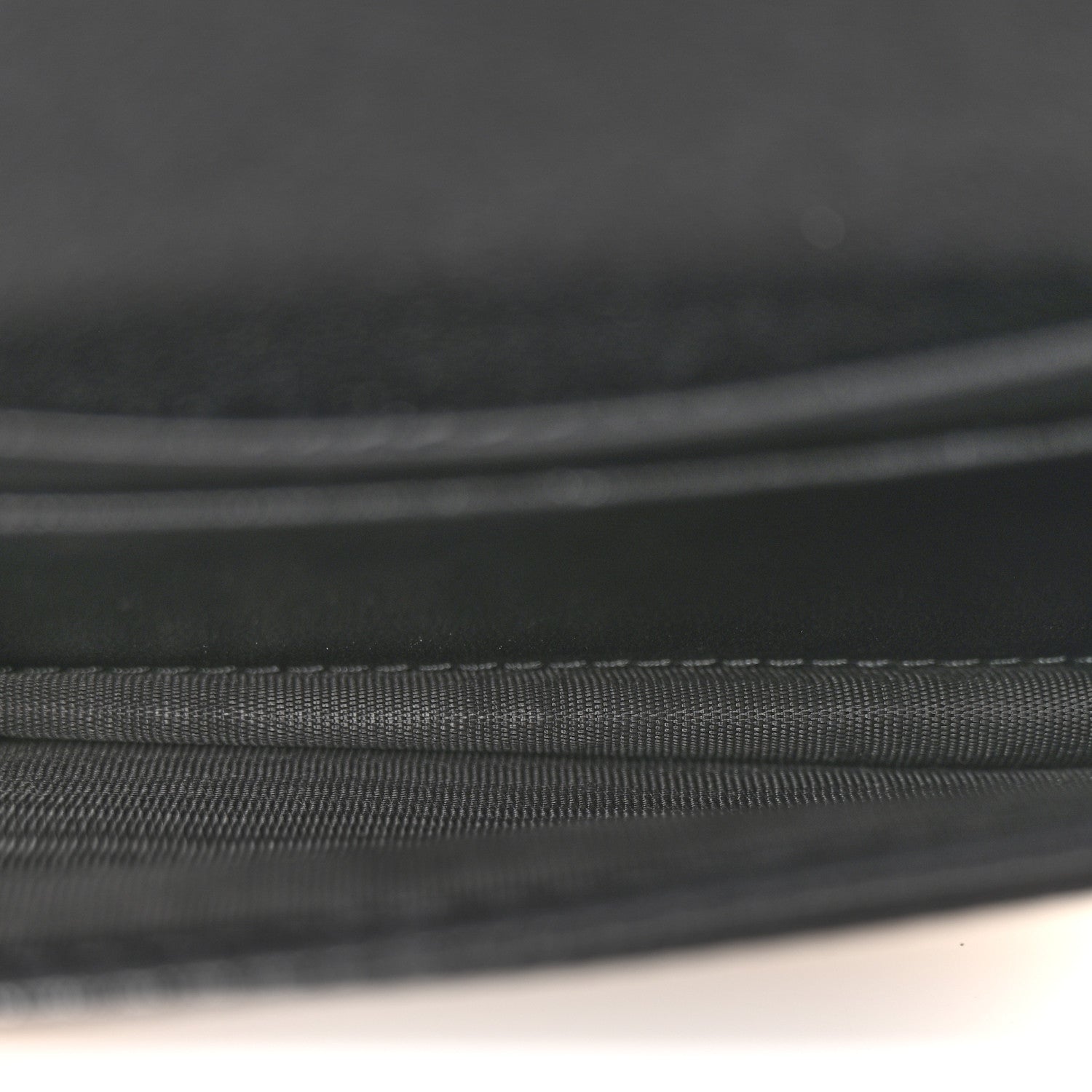 Christian Dior Goatskin Saddle Card Holder Black 5 of 9