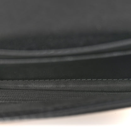 Christian Dior Goatskin Saddle Card Holder Black 5 of 9