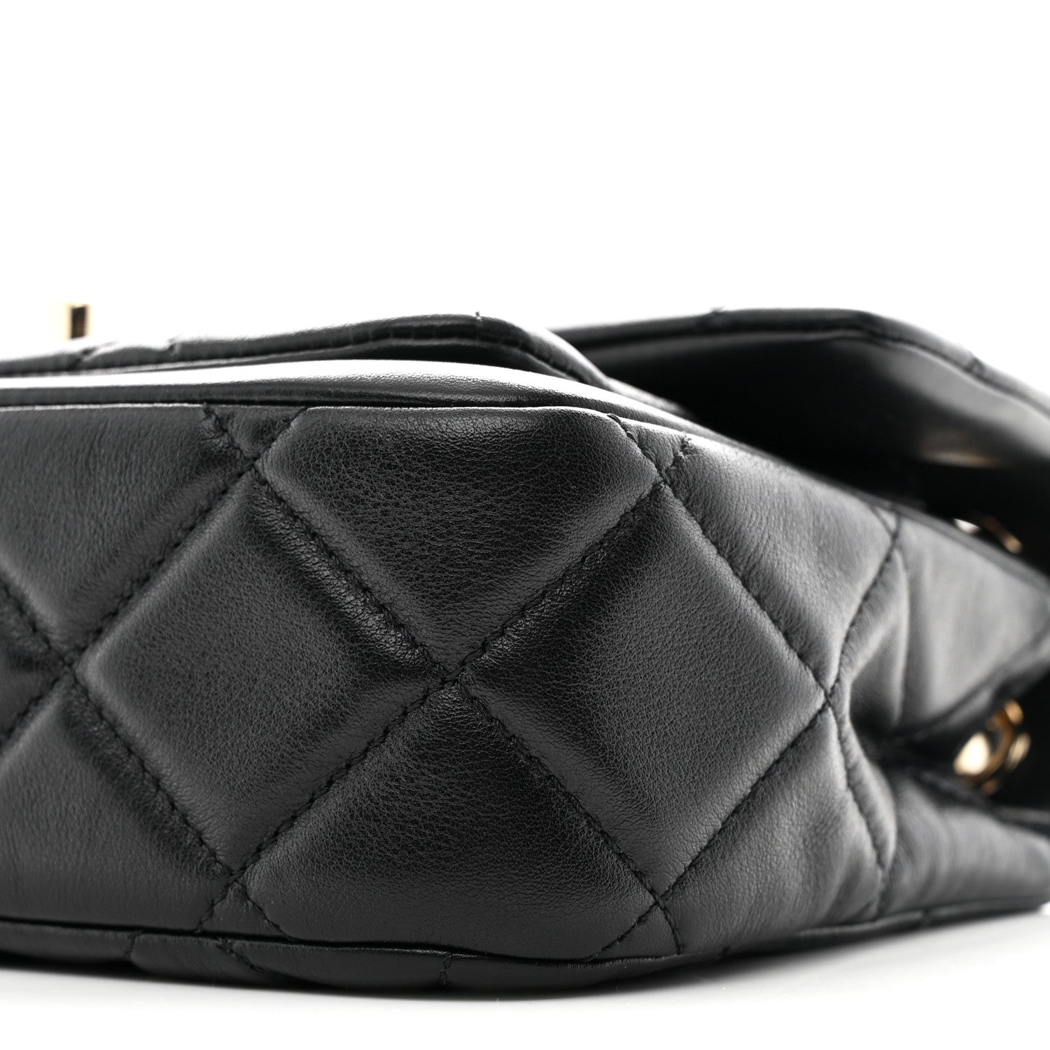 Chanel Calfskin Quilted Pocket Chic Flap Bag Black 10 of 11