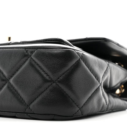 Chanel Calfskin Quilted Pocket Chic Flap Bag Black 10 of 11