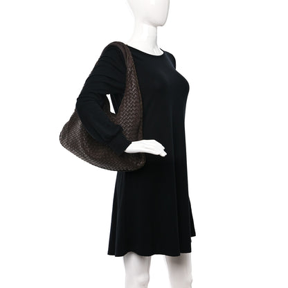 Bottega Veneta Nappa Intrecciato Large Veneta Hobo Ebano 3 of 9