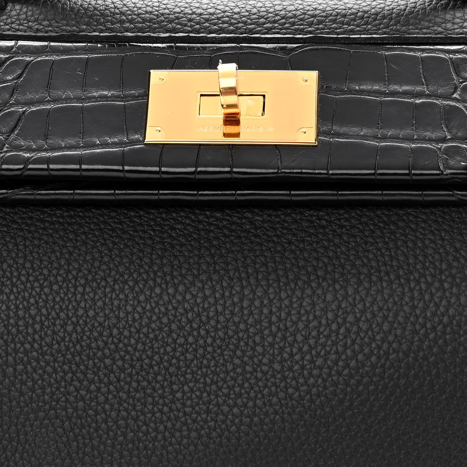 Hermes Togo Matte Alligator Swift Touch 24/24 29 Black 8 of 11