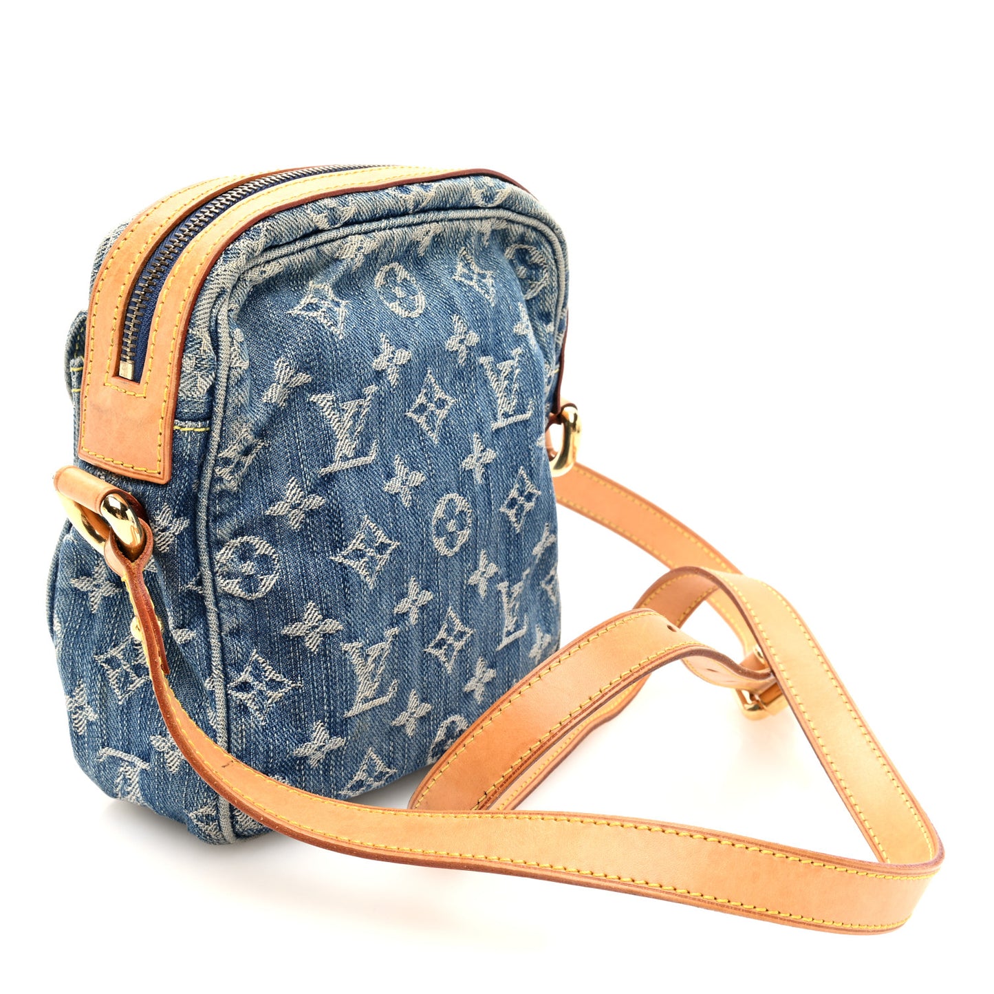 Denim Camera Bag Blue