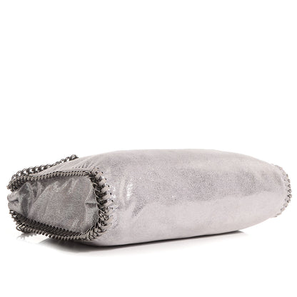 Stella McCartney Faux Leather Shaggy Deer Small Falabella Silver 4 of 7