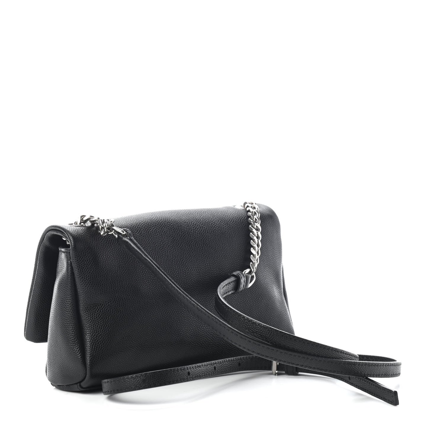 Grain De Poudre Monogram Toy West Hollywood Fold-Over Bag Black