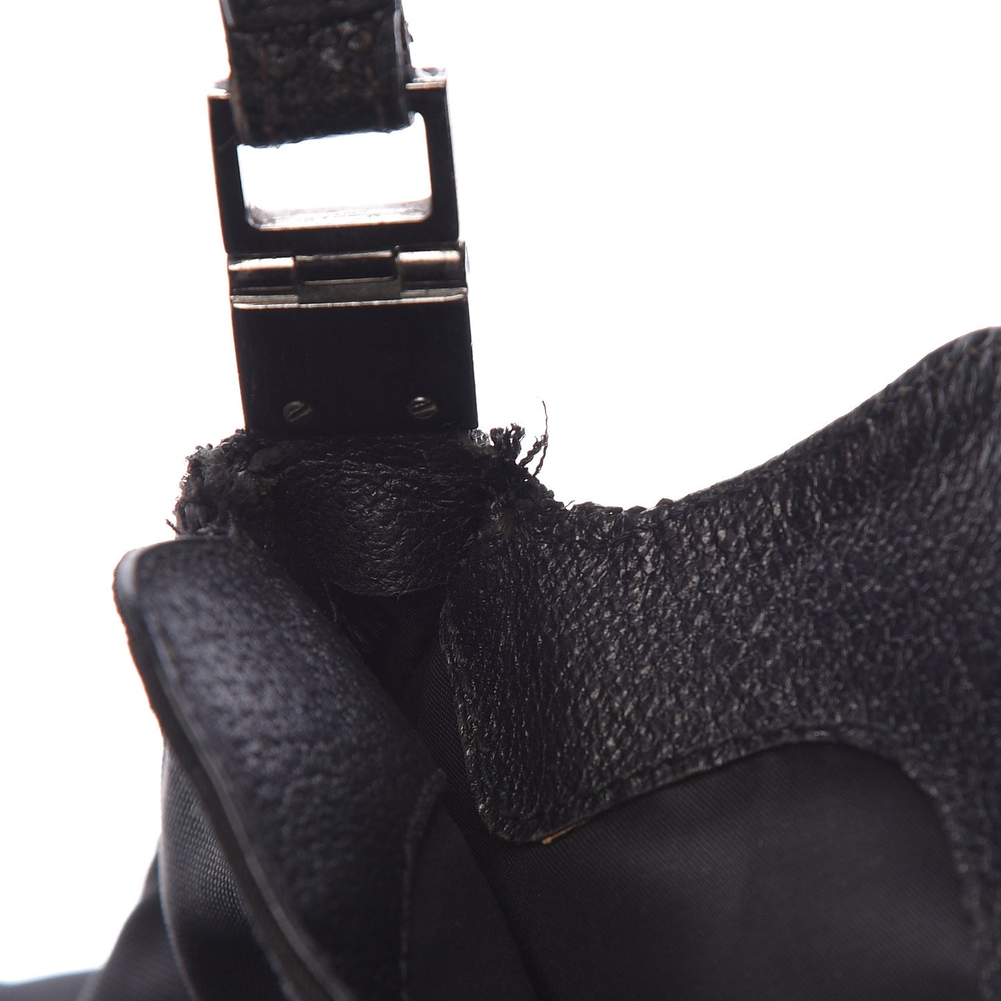 Nylon Shoulder Bag Black