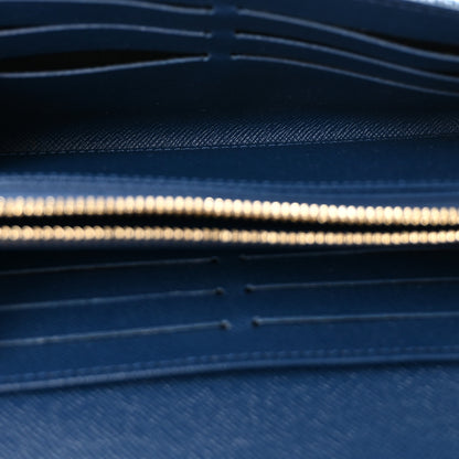 Louis Vuitton Monogram Jacquard Denim Sarah Wallet Bleu 5 of 9