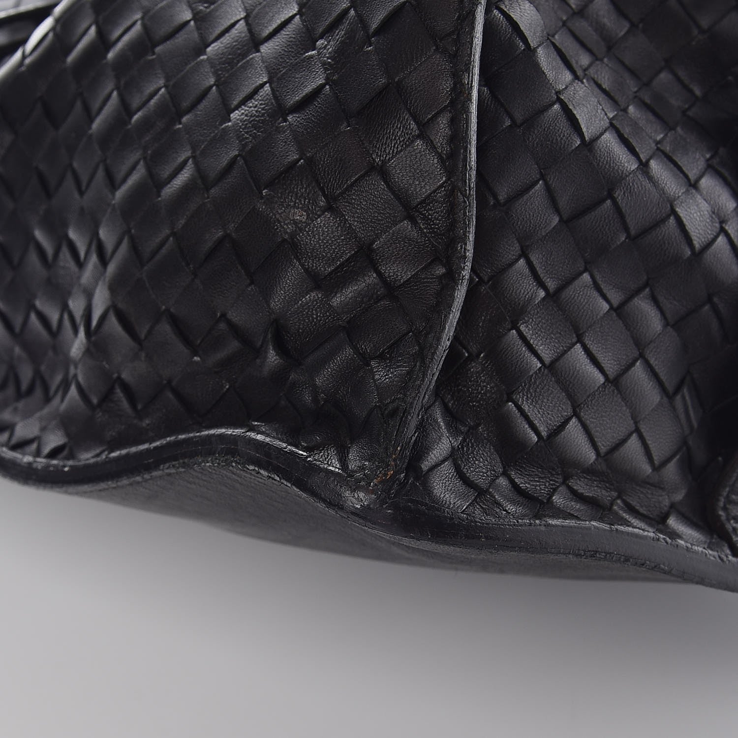 Bottega Veneta Nappa Intrecciato Shoulder Bag Black 17 of 17