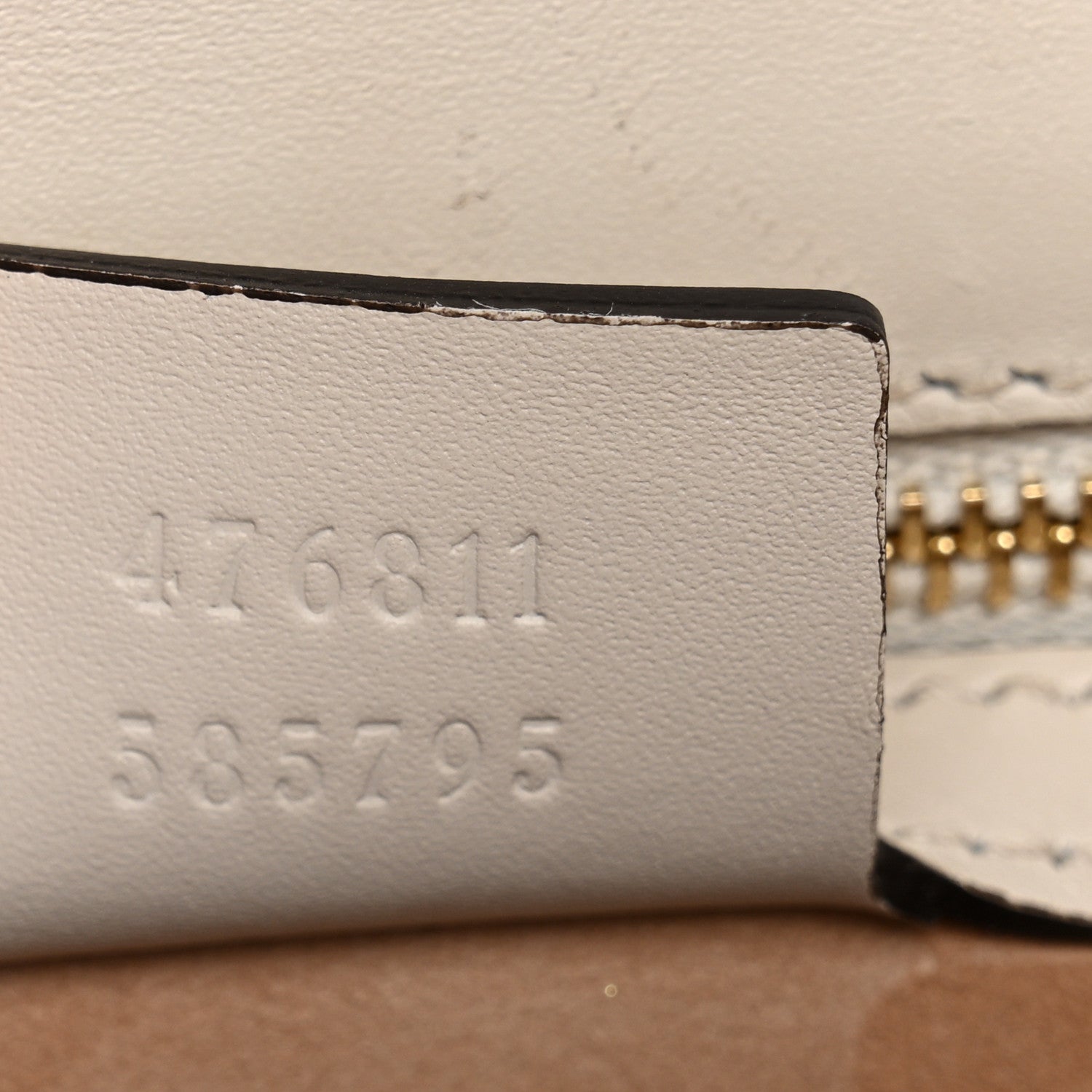 Gucci Calfskin Sylvie Belt Bag Off White 8 of 12