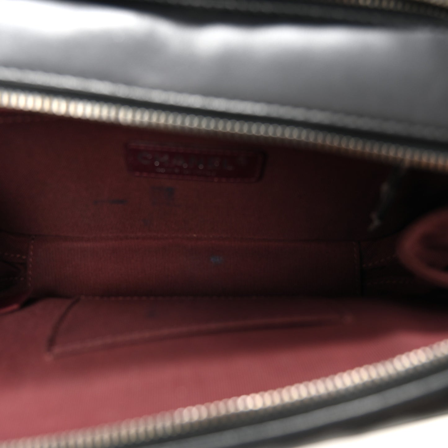Lambskin Small Coco Boy Camera Case Black