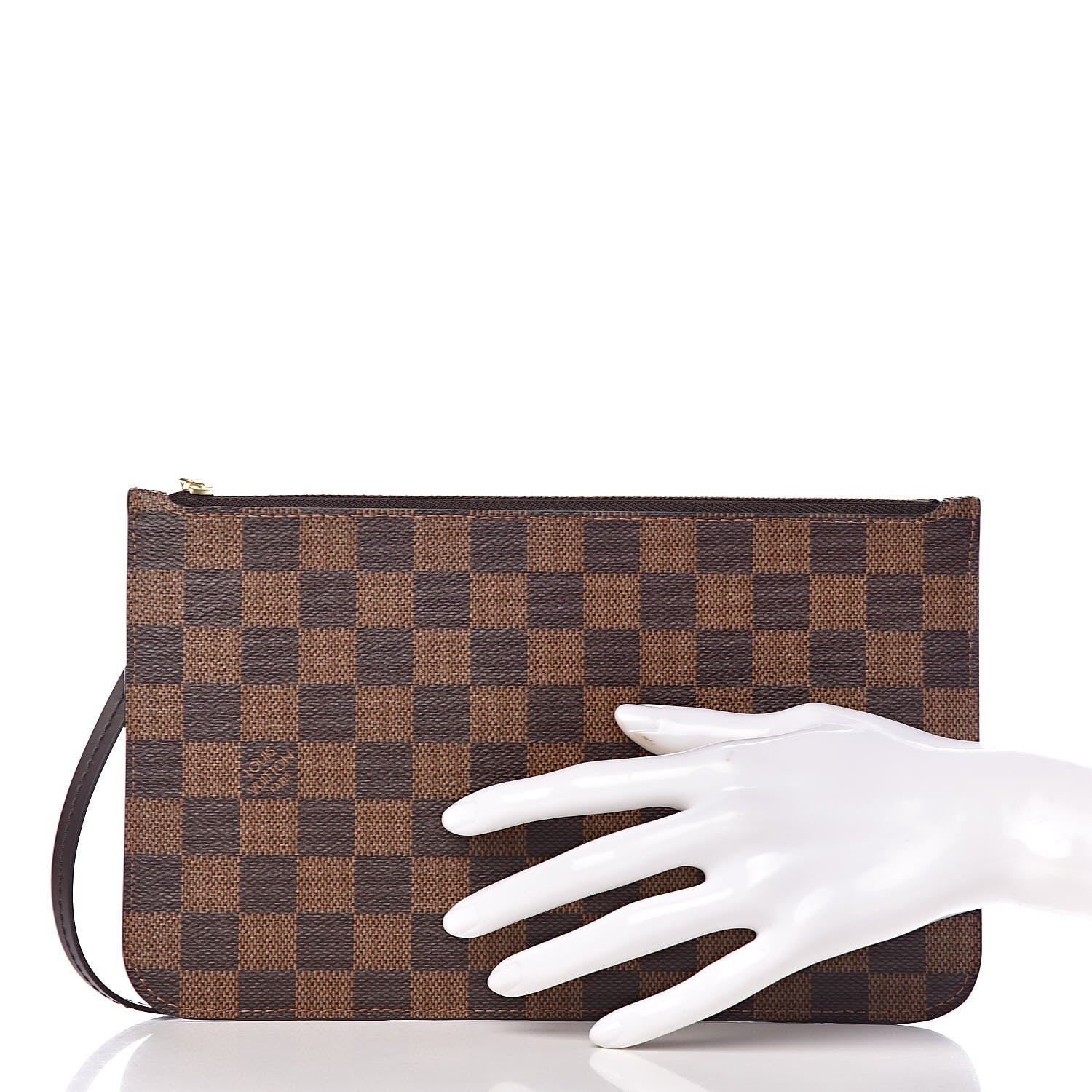 Louis Vuitton Damier Ebene Neverfull MM GM Pochette 2 of 8