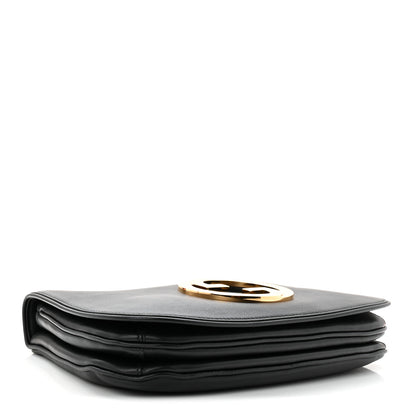 Gucci Roxy Calfskin Web Medium Blondie Top Handle Shoulder Flap Bag Black 4 of 10