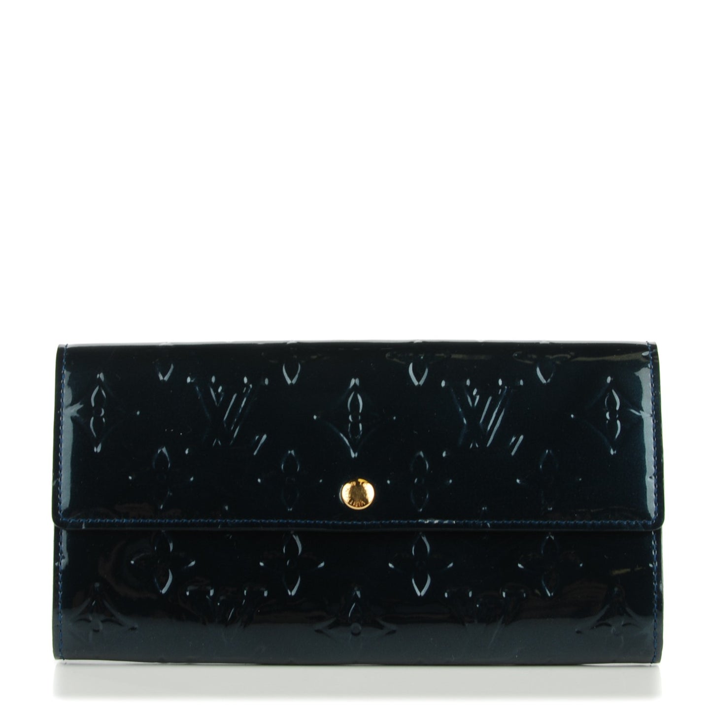 Vernis Sarah Wallet Blue Nuit