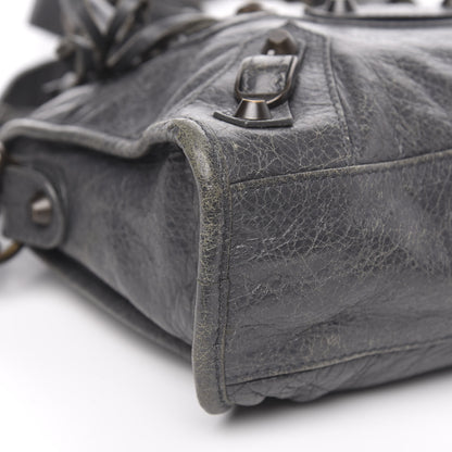 Balenciaga Agneau Classic Hardware Mini City Gris Tarmac 8 of 12