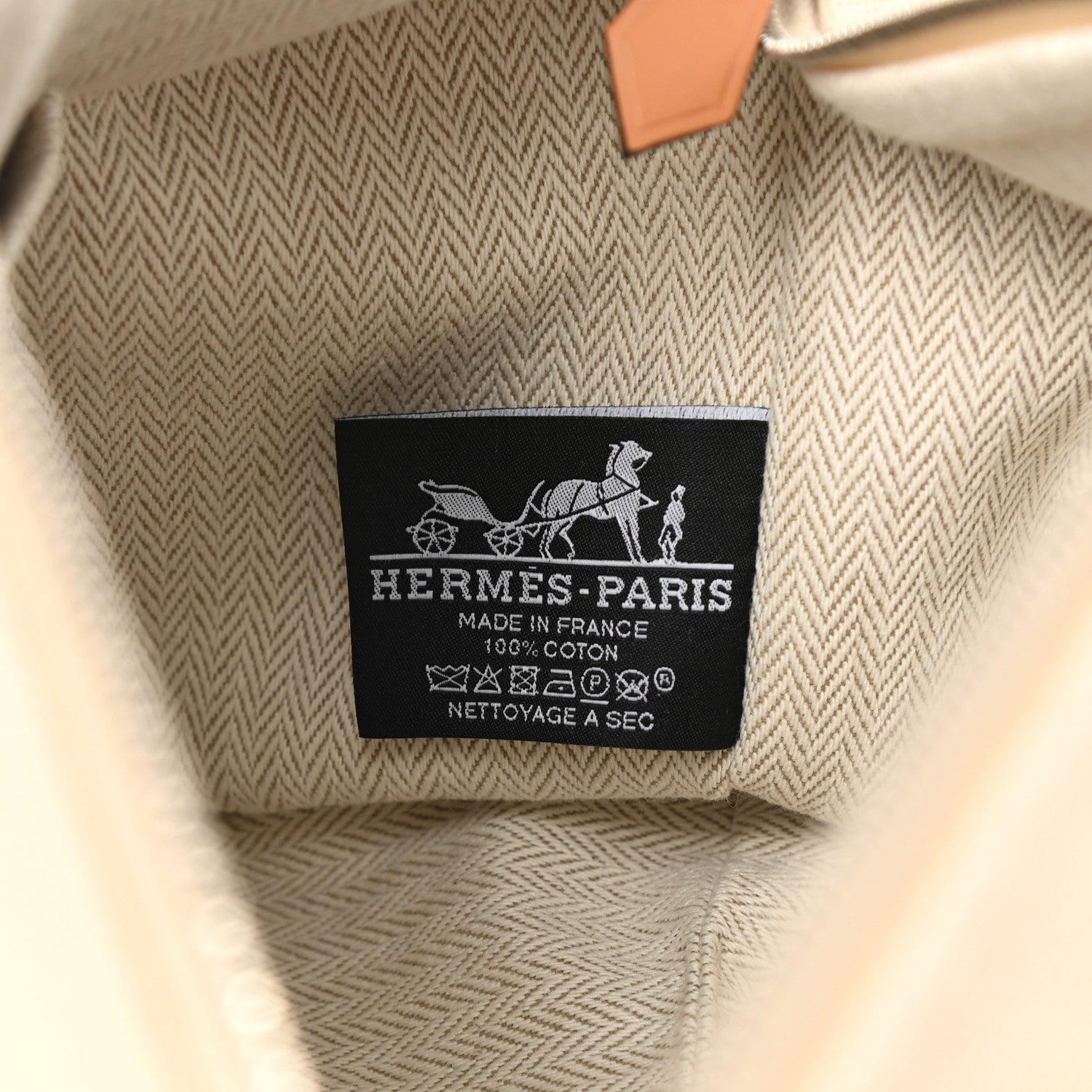 Hermes Canvas Small Bride-A-Brac Pouch Natural 6 of 8