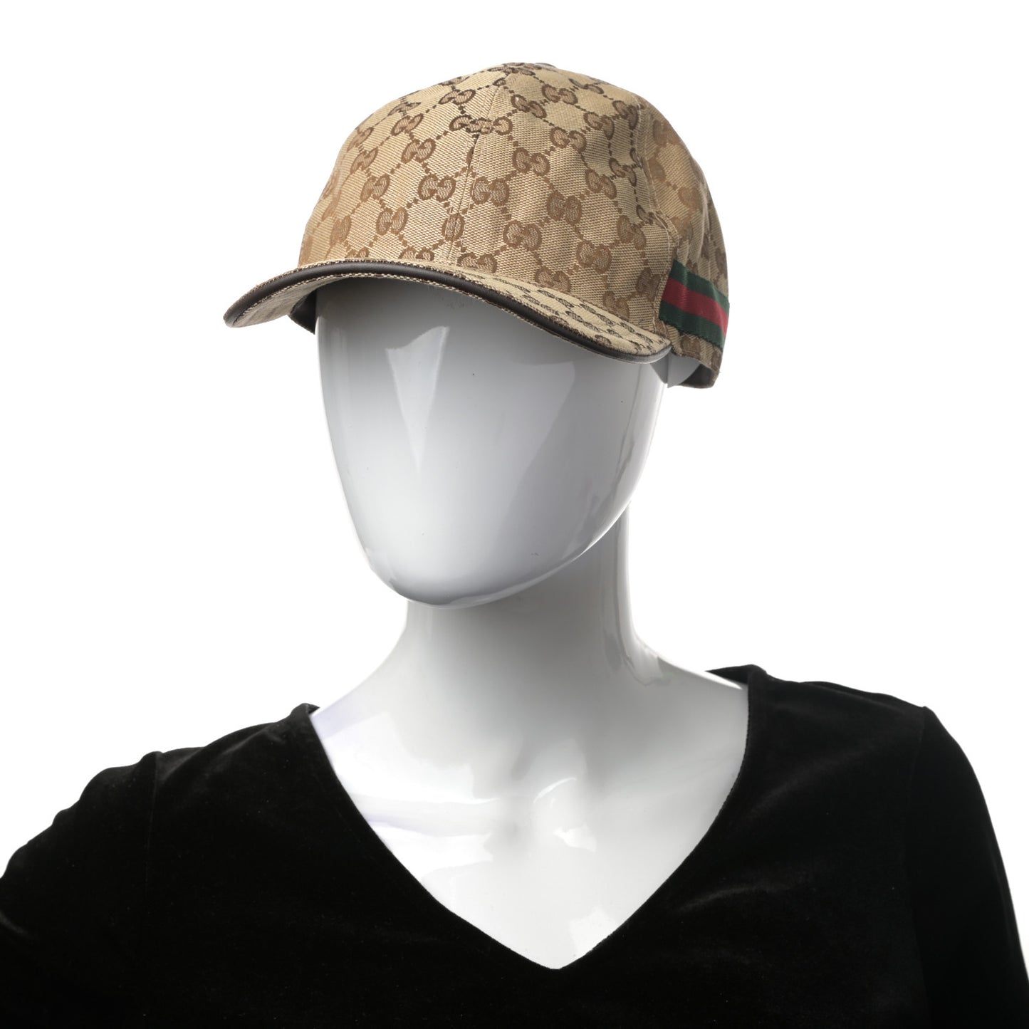 Monogram Web Baseball Hat L Beige Cocoa