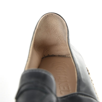 Chanel Lambskin CC Espadrilles 38 Black 11 of 11