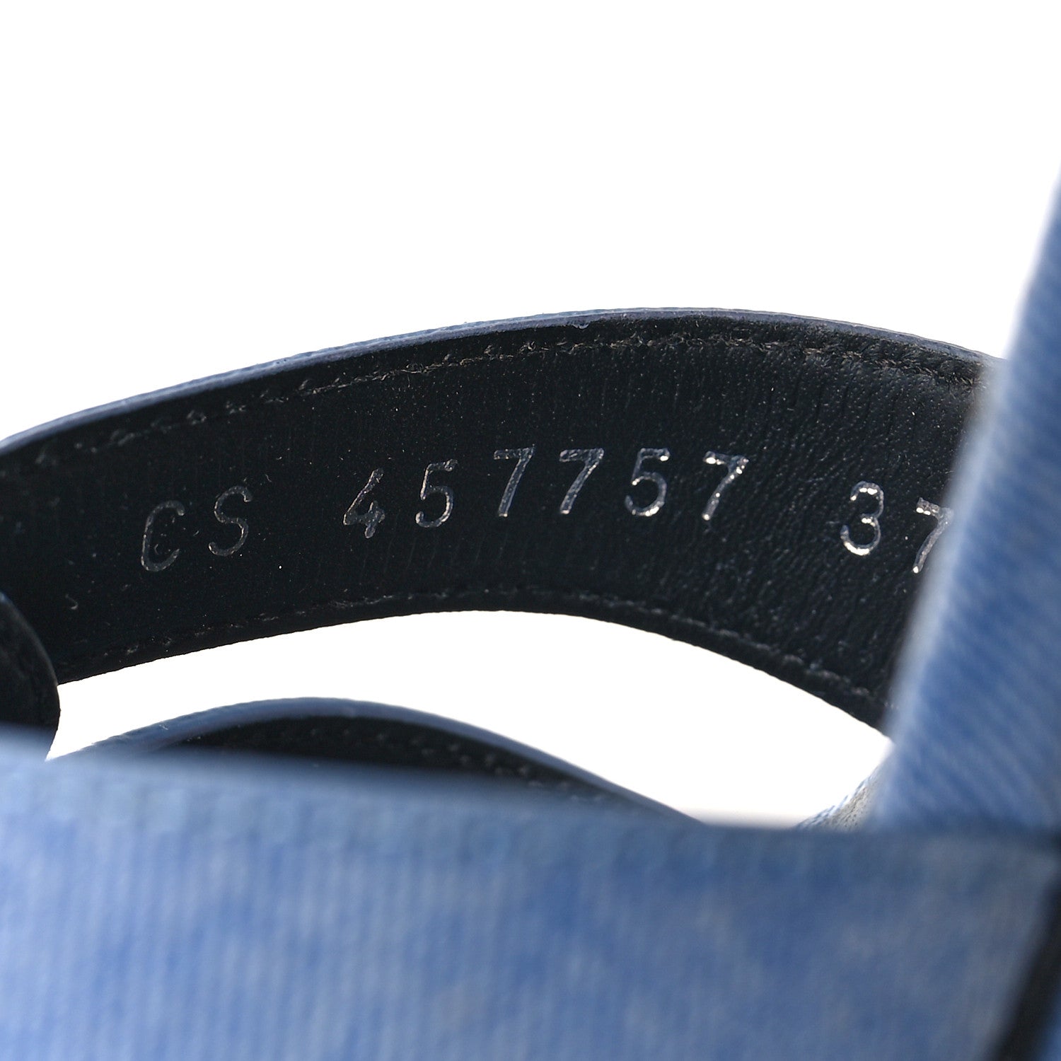 Saint Laurent SAINT LAURENT Denim Tribute 75 Platform Sandals 37.5 Blue 6 of 9