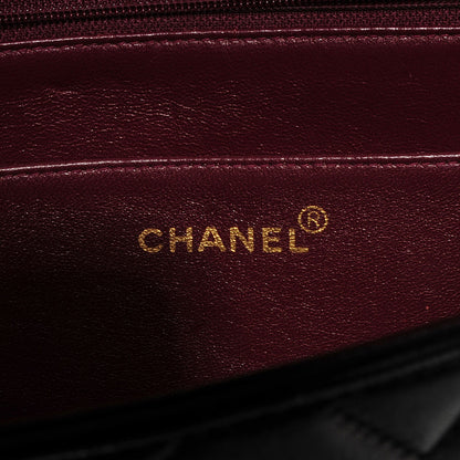 Chanel Lambskin Quilted XL Jumbo Flap Black 6 of 8