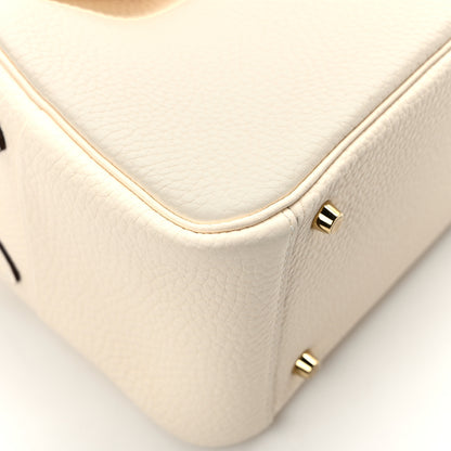 Hermes Taurillon Clemence Mini Lindy 20 Craie 10 of 12