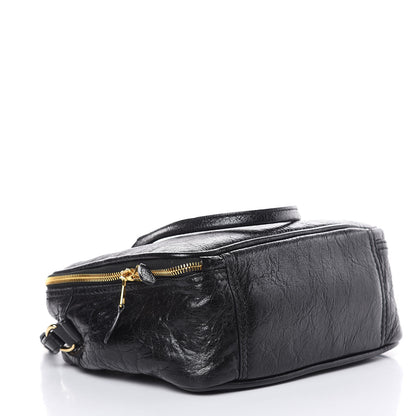 Balenciaga Agneau S Blanket Square Tote Black 4 of 8