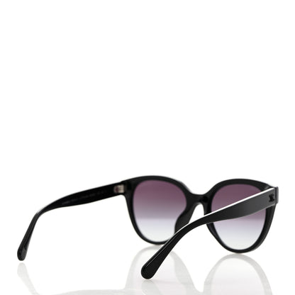Chanel Acetate CC Butterfly Sunglasses 5414-A Black Green 4 of 7