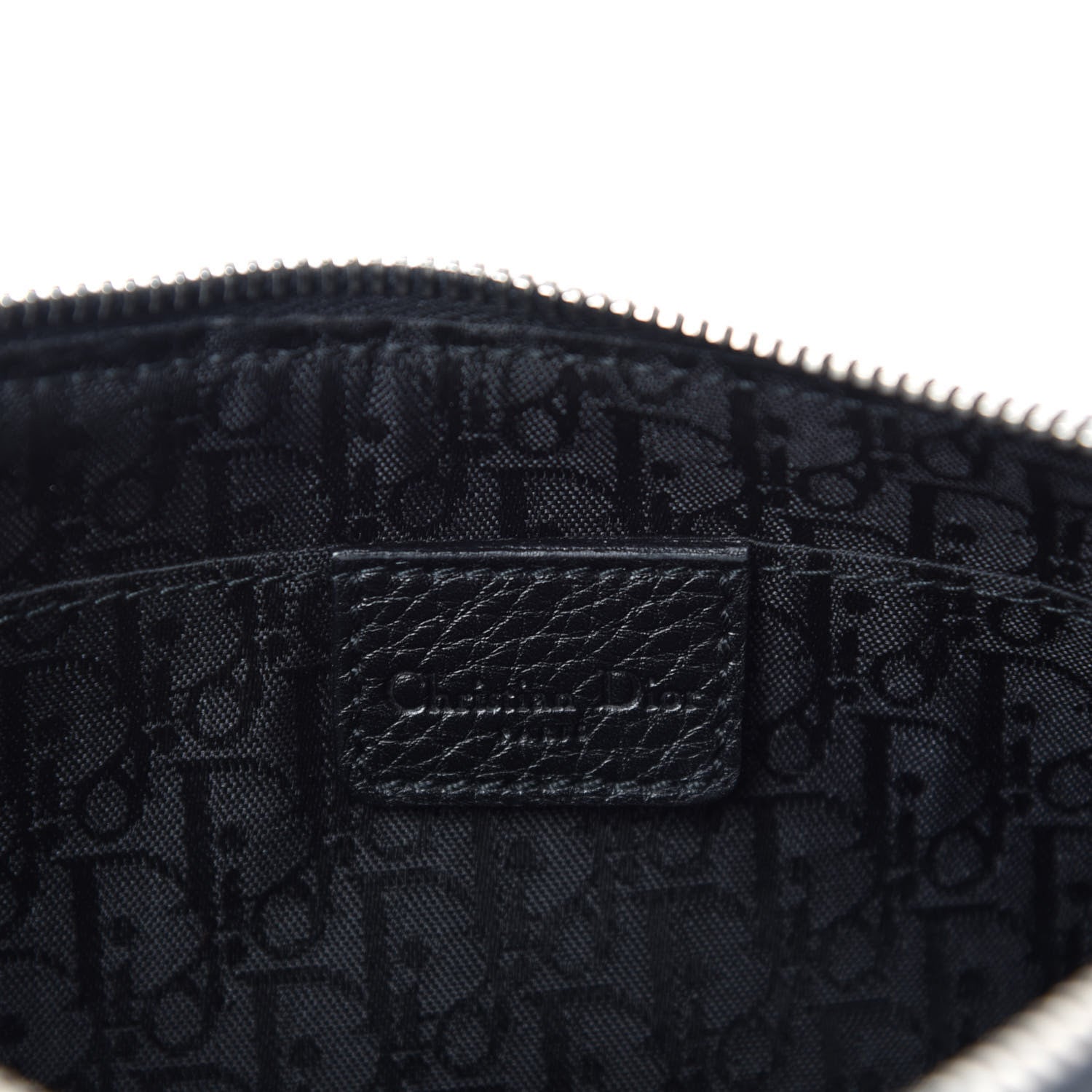 Christian Dior Calfskin Shoulder Bag Black 8 of 10