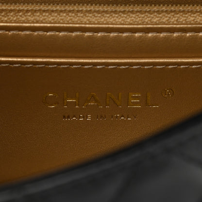 Chanel Lambskin Quilted Mini Rectangular Pearl Crush Flap Black 6 of 11