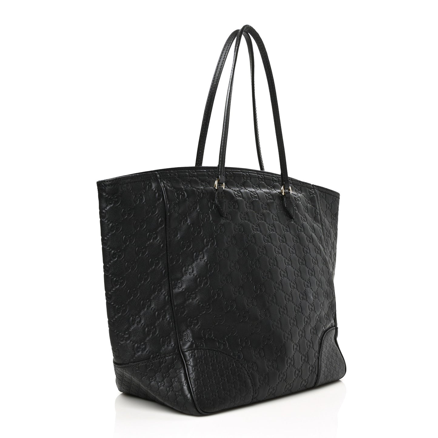Guccissima Medium Bree Zippered Tote Black