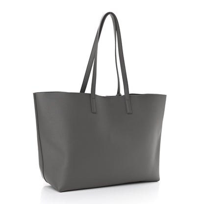 Saint Laurent Calfskin Large Shopping Tote Fog 4 of 9