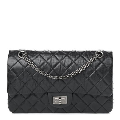 Chanel Aged Calfskin Quilted 2.55 Reissue 225 Flap Black 1 of 9