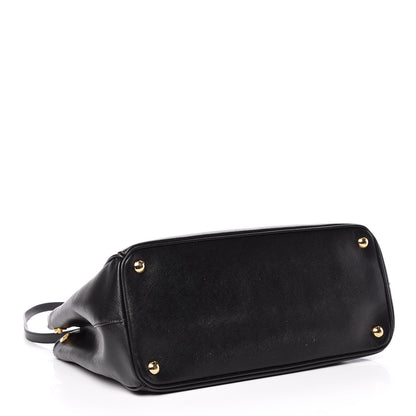 Prada Saffiano Medium Galleria Double Zip Tote Black 4 of 13