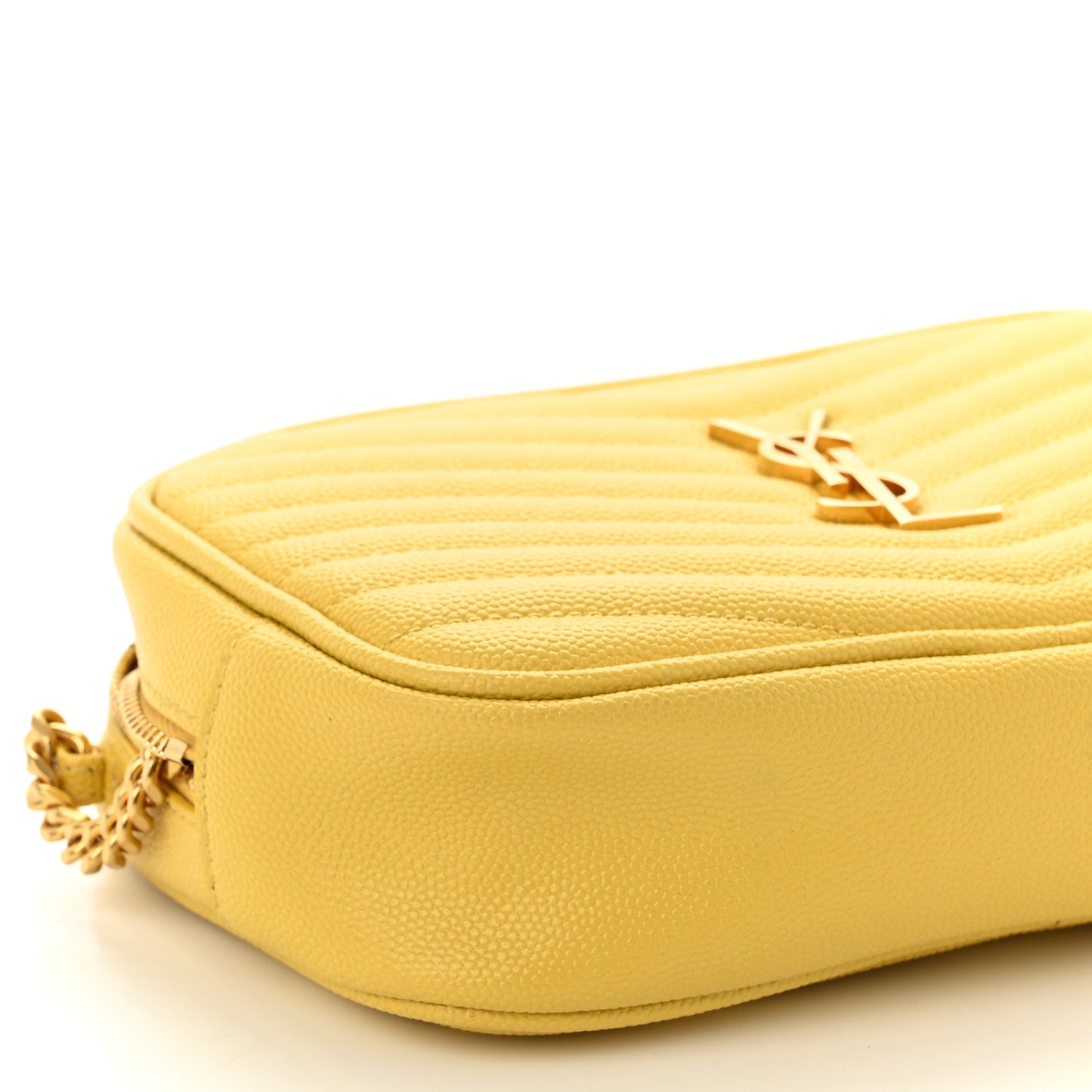 Grain De Poudre Matelasse Monogram Mini Lou Camera Bag Sunflower