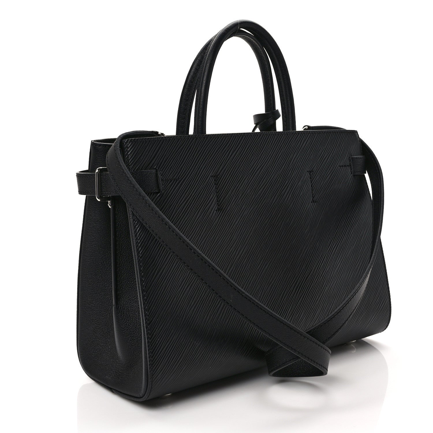Louis Vuitton Epi Twist Tote Black 3 of 8