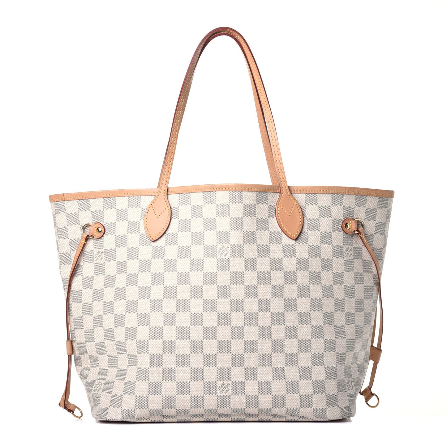 Damier Azur Neo Neverfull MM Rose Ballerine
