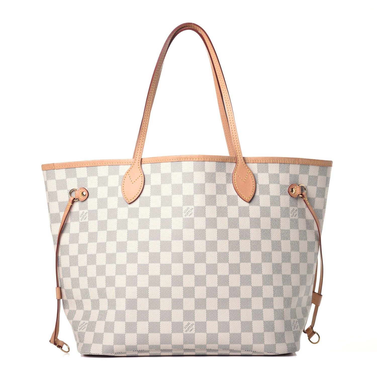 Louis Vuitton Damier Azur Neo Neverfull MM Rose Ballerine 2 of 20