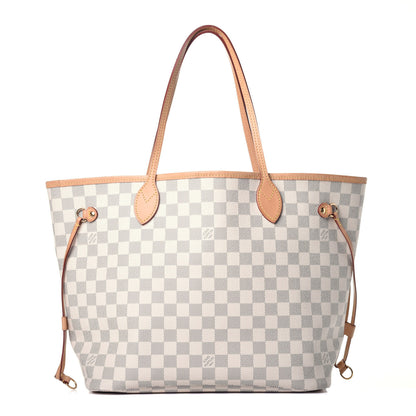 Louis Vuitton Damier Azur Neo Neverfull MM Rose Ballerine 2 of 20