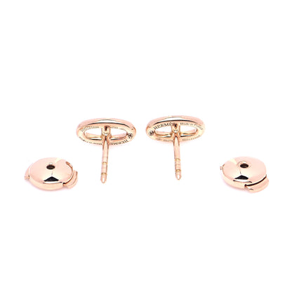 Hermes 18K Rose Gold TPM Farandole Stud Earrings 4 of 6