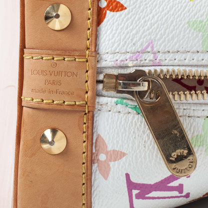 Louis Vuitton Monogram Multicolor Alma White 4 of 8