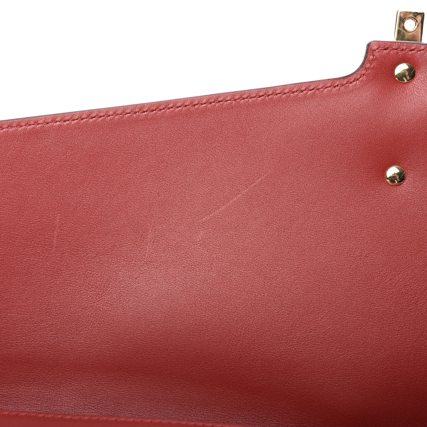 Calfskin Maxi Sylvie Clutch Red
