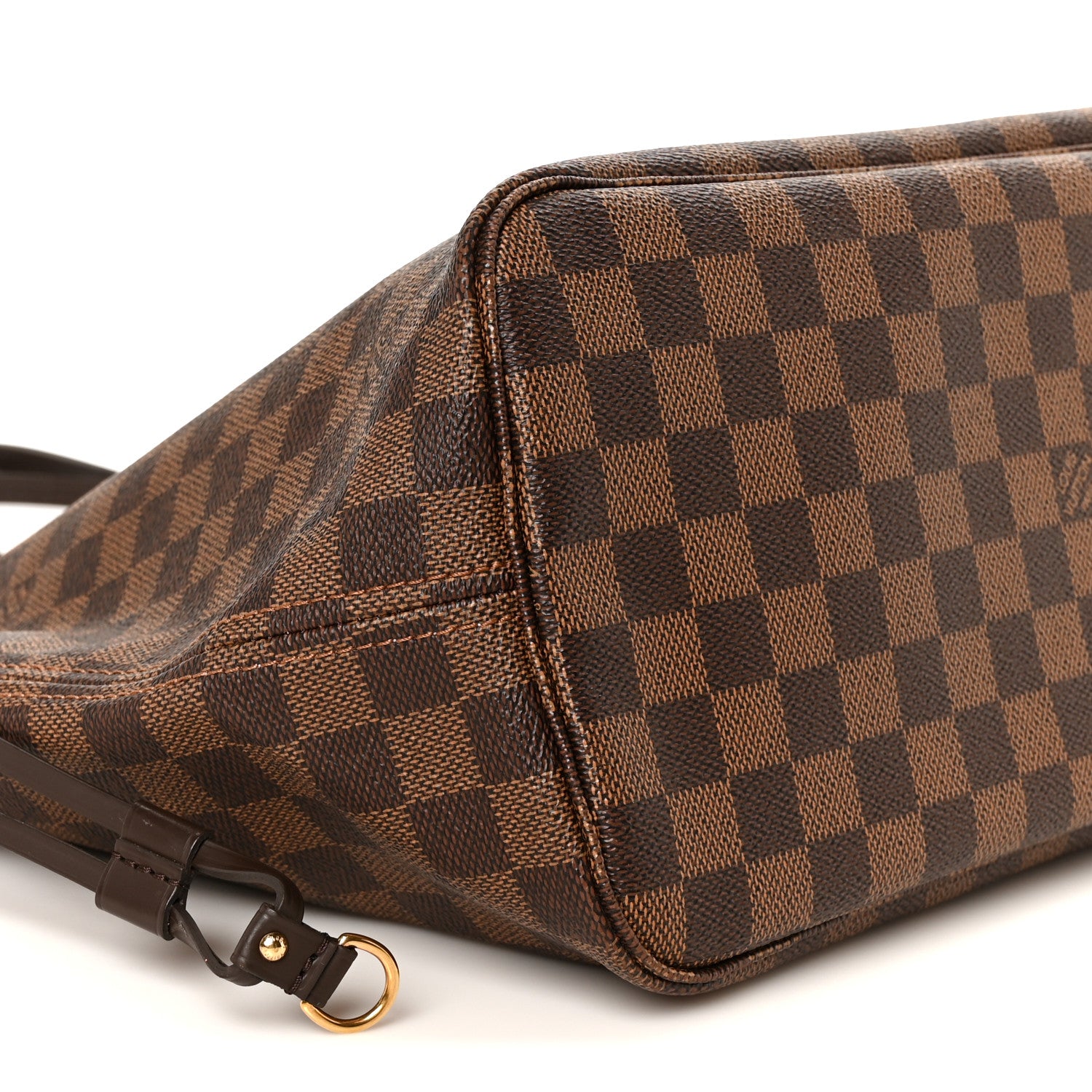 Louis Vuitton Damier Ebene Neo Neverfull MM Rose Ballerine 10 of 11