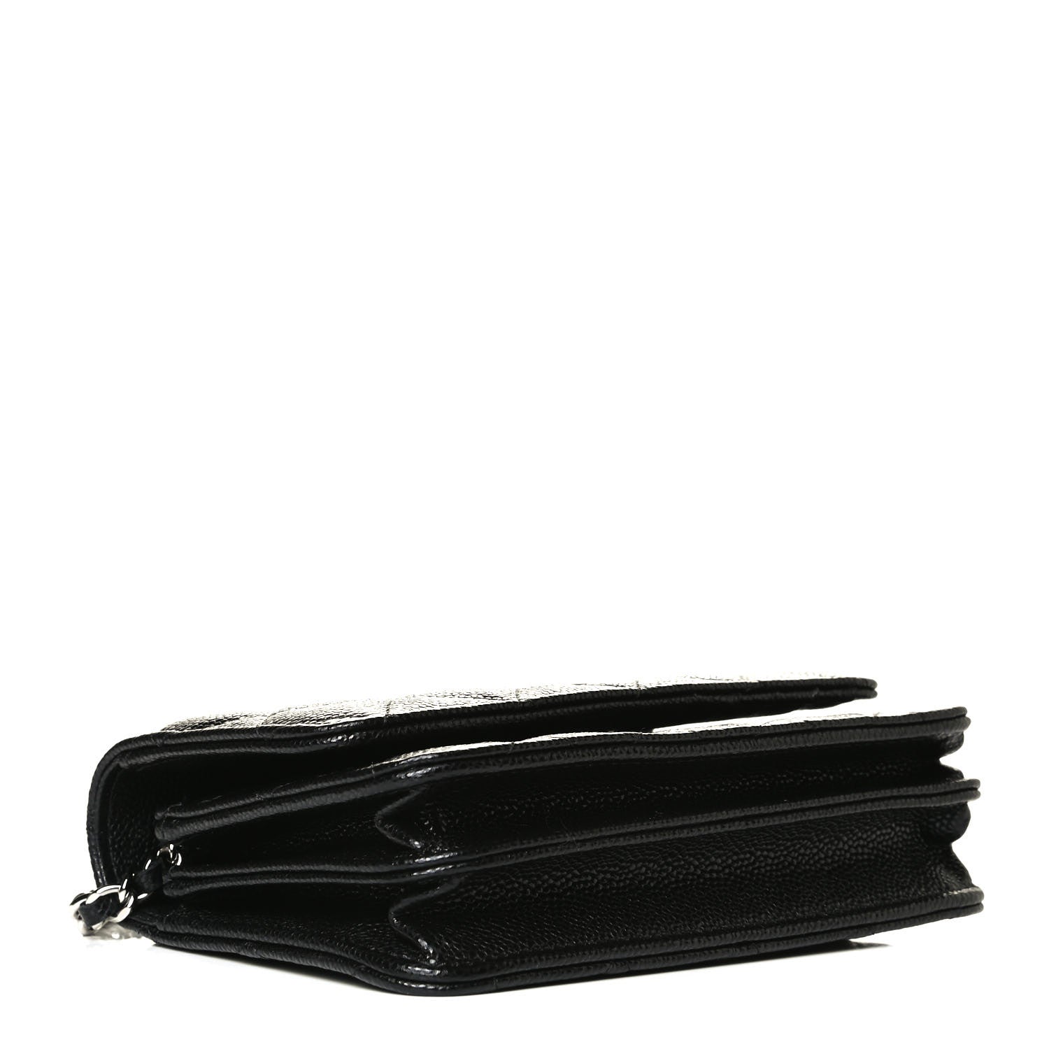 Chanel Caviar Quilted Mini Wallet On Chain WOC Black 3 of 13