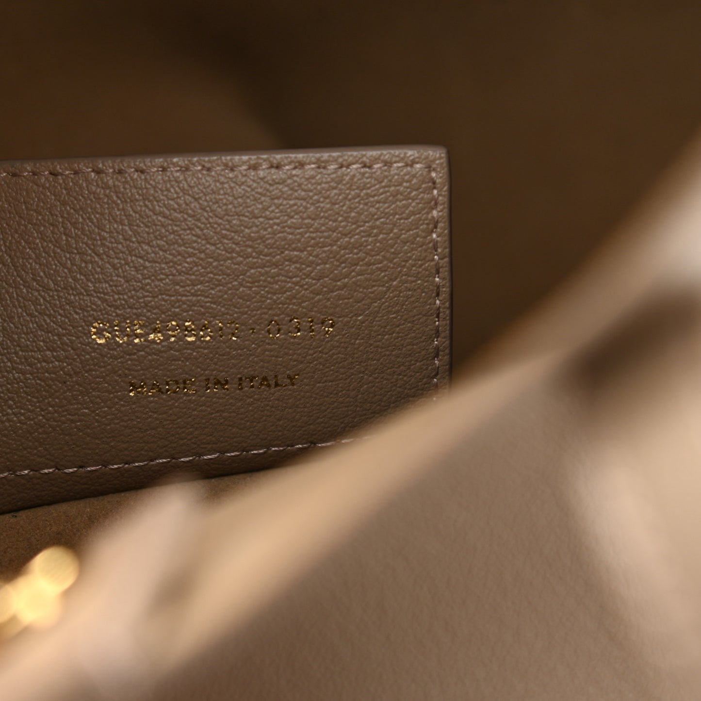 Calfskin Toy Shopping Tote Golden Sand