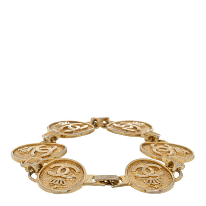 Chanel CC Medallion Bracelet Gold 2 of 3