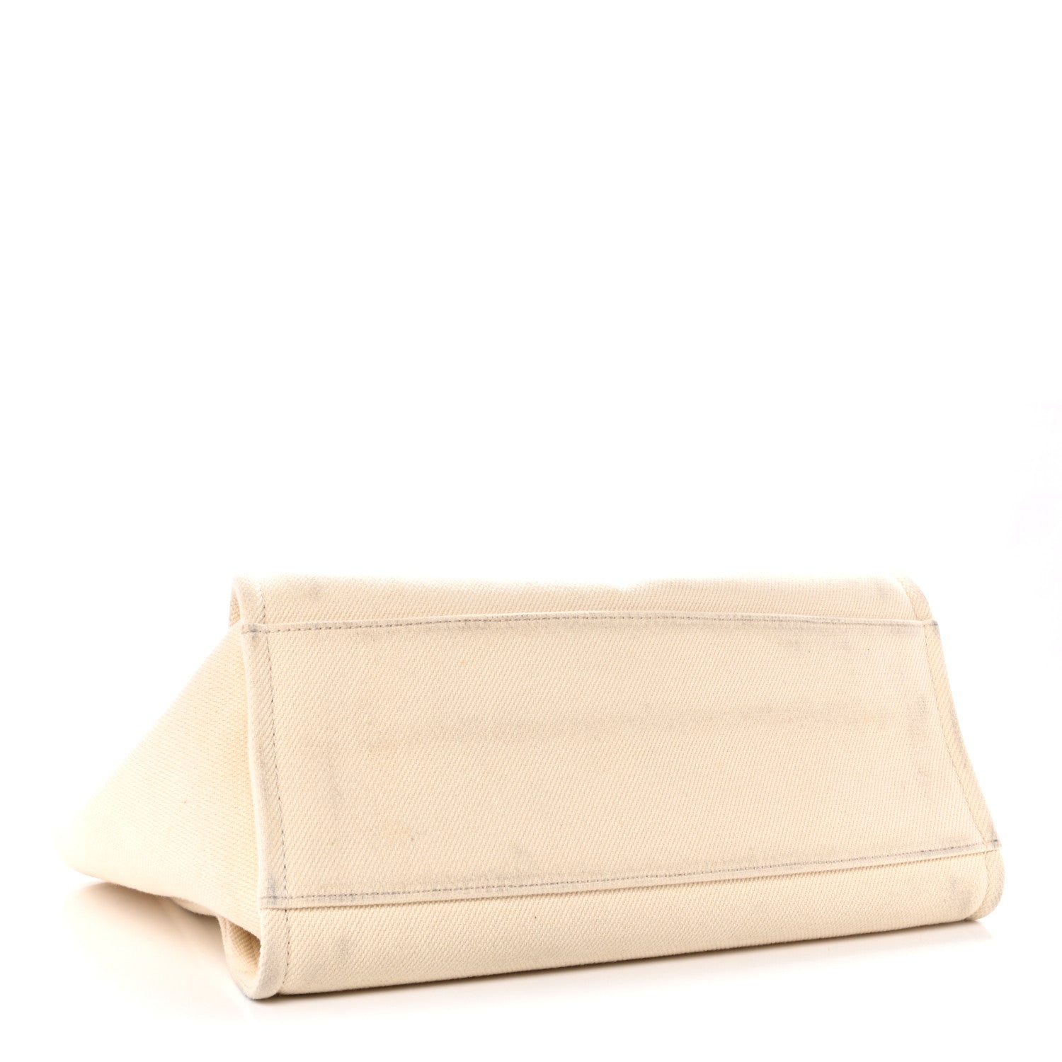 Chanel Canvas Pearl Medium Deauville Tote Ecru Beige 4 of 11